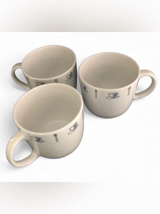 Crate&Barrel Other - 3 Crate&Barrel Coffee Shop Series Mugs Kathleen Wills - Mugs & Utensils Design
